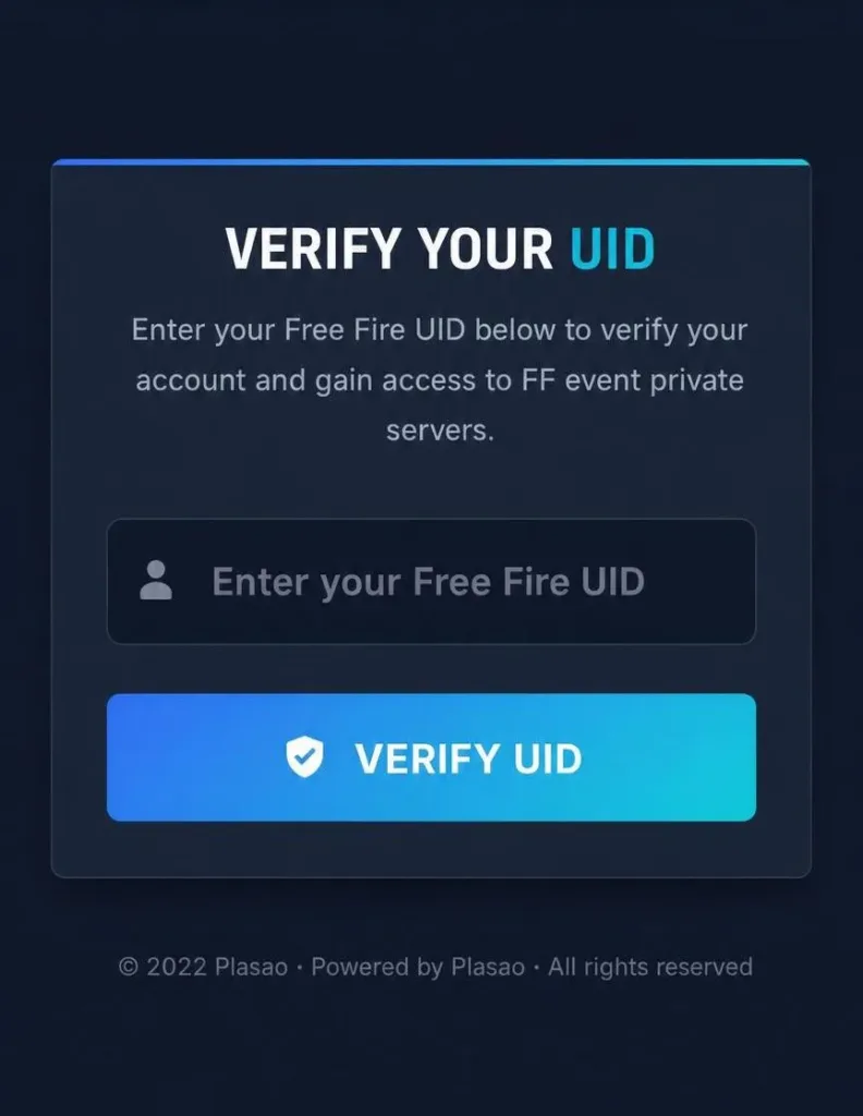 Apa Itu Verifikasi UID FF Kipas