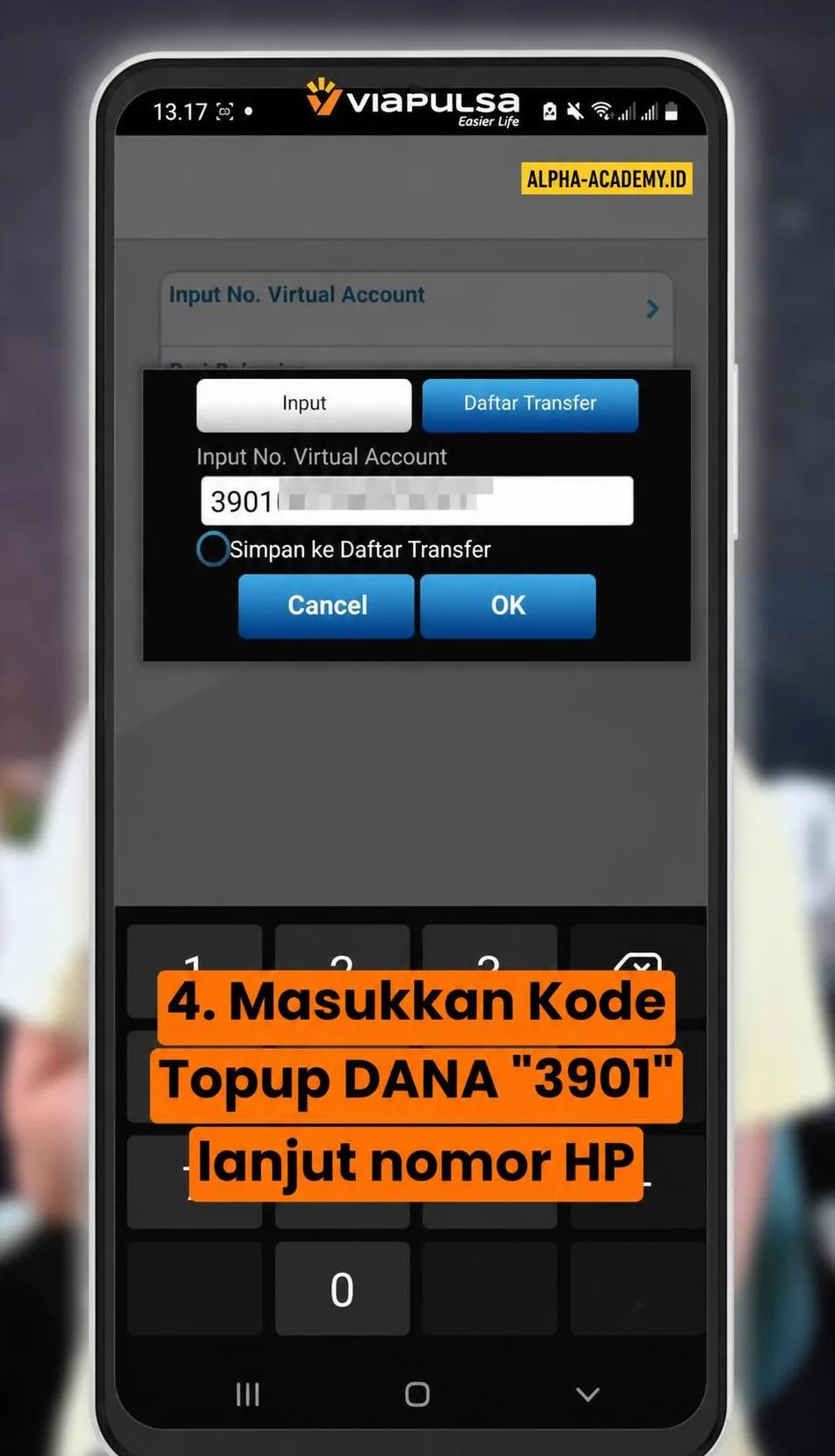 Cara Transfer Ke DANA Dari BCA Mobile